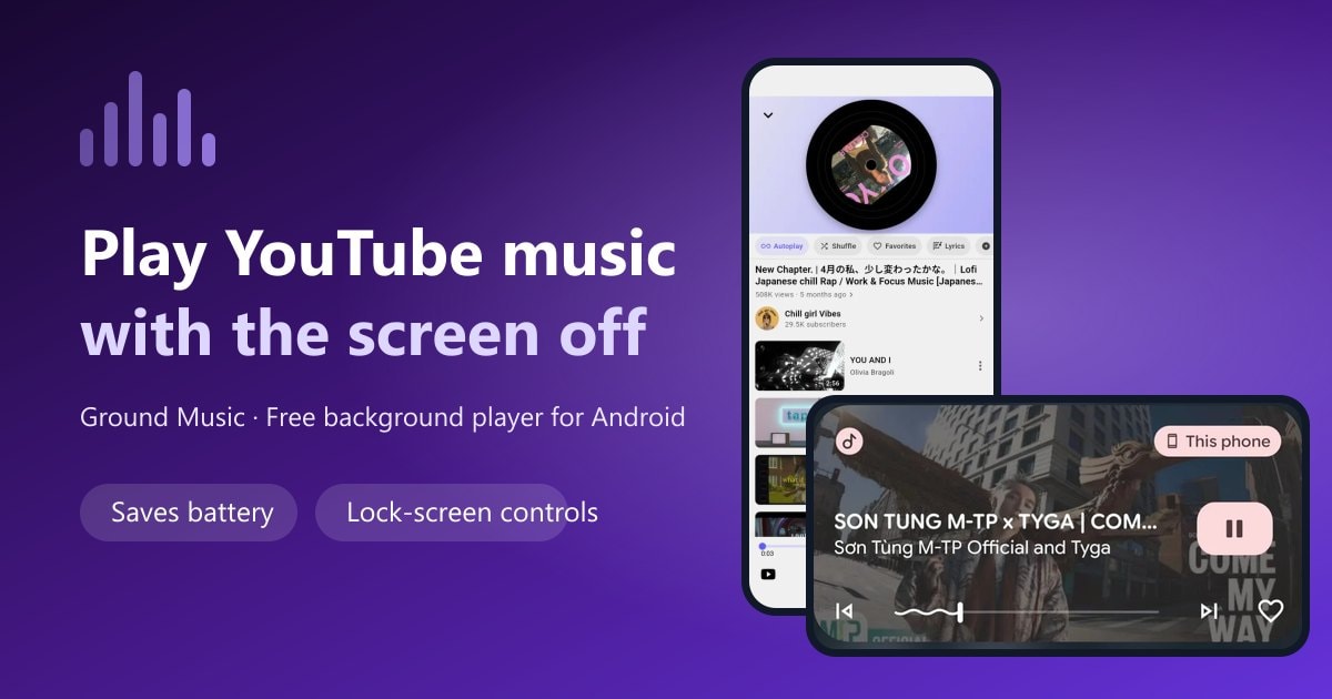 YouTube Background Play App for Android